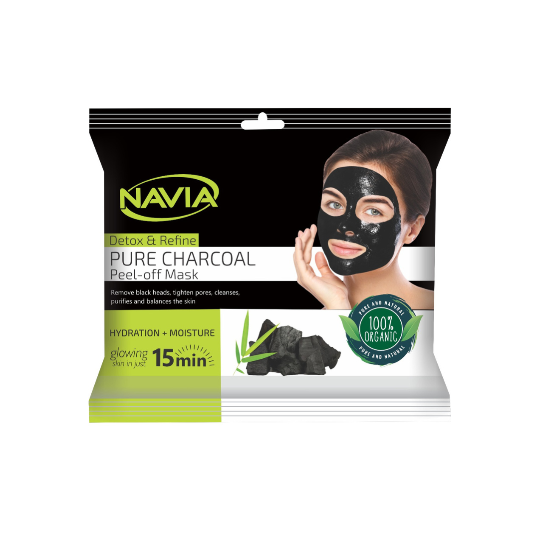 Navia Peel off Charcoal mask (Sachet)