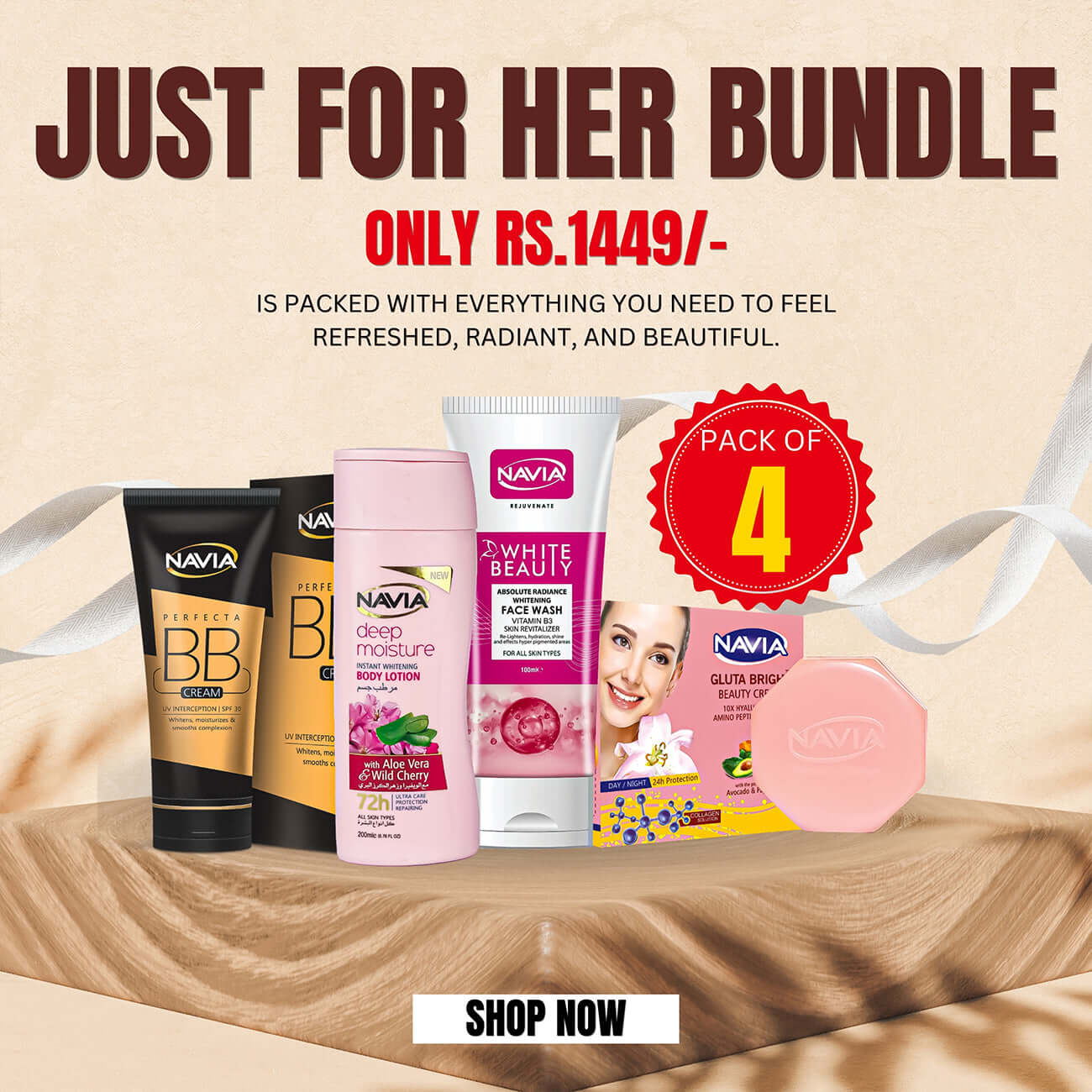 Just For Her (Pack of 4)