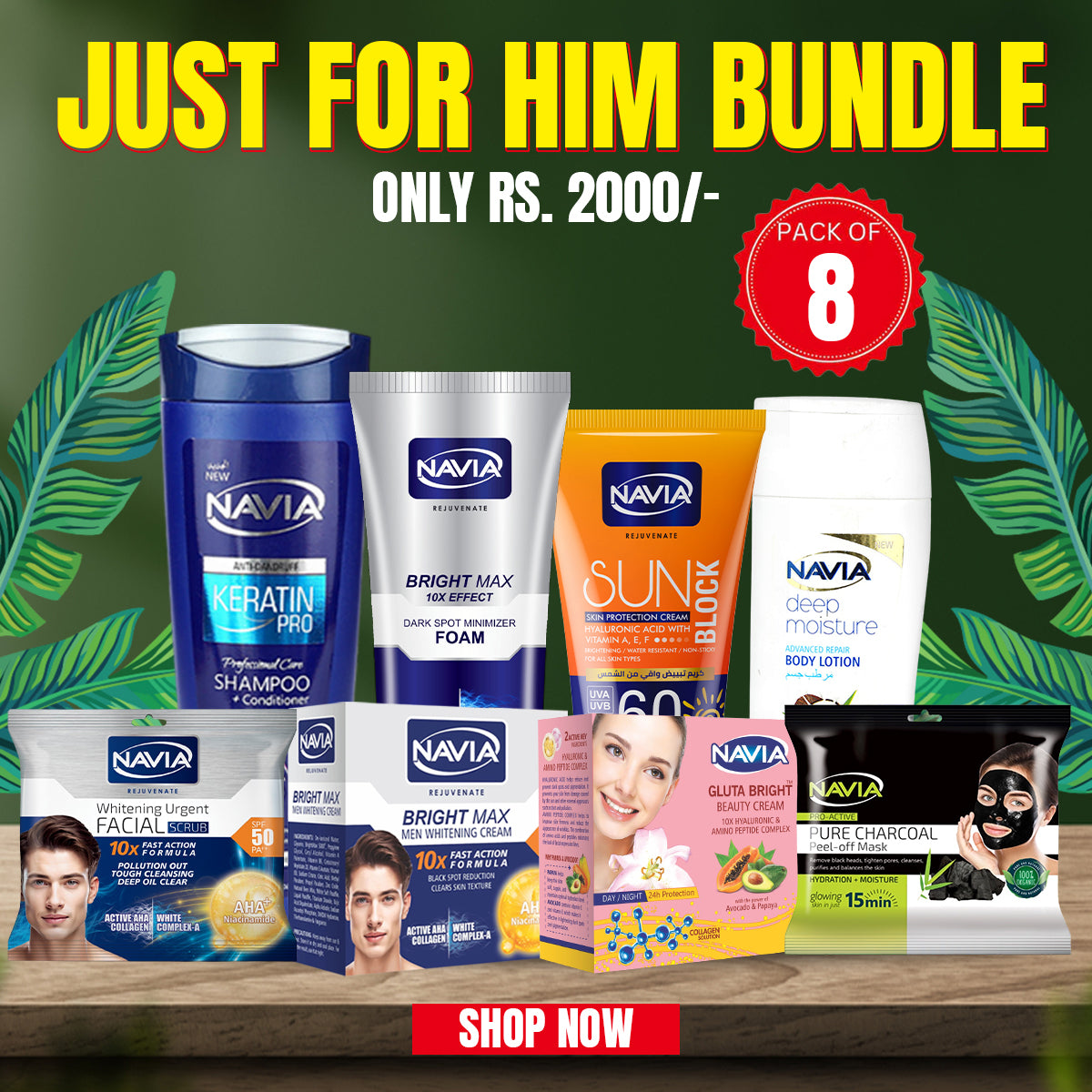 Just For Him Bundle - Pack of 8