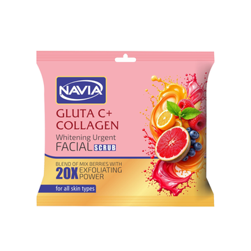 Navia Gluta Bright Urgent Facial Scrub (Sachet)