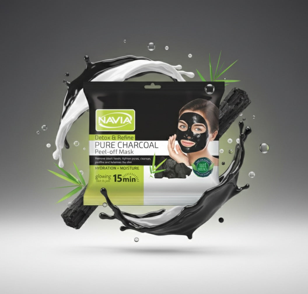 Navia Peel off Charcoal mask (Sachet)