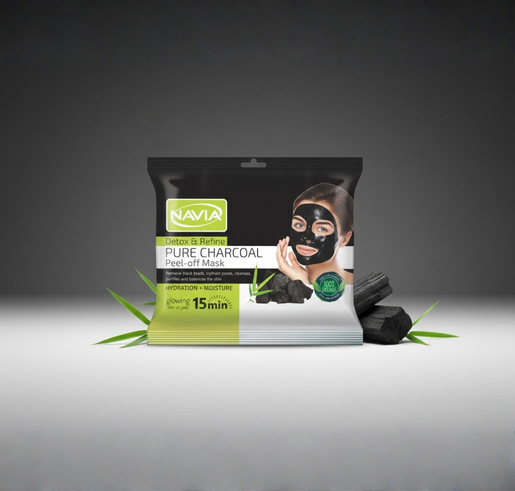 Navia Peel off Charcoal mask (Sachet)
